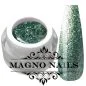 Preview: UV Gel - Mint Grün - Chrome Glitter Glam Gel - Long Beach